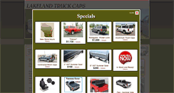 Desktop Screenshot of lakelandtruckcaps.com
